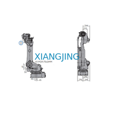 L'asse 6 ha utilizzato il braccio del robot di Yaskawa con il carico utile della pinza di presa per il robot industriale 180kg