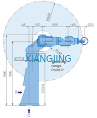 Robot industriali utilizzati del braccio del carico utile 845mm del robot YASKAWA SDA5F 5kg del posto e della scelta